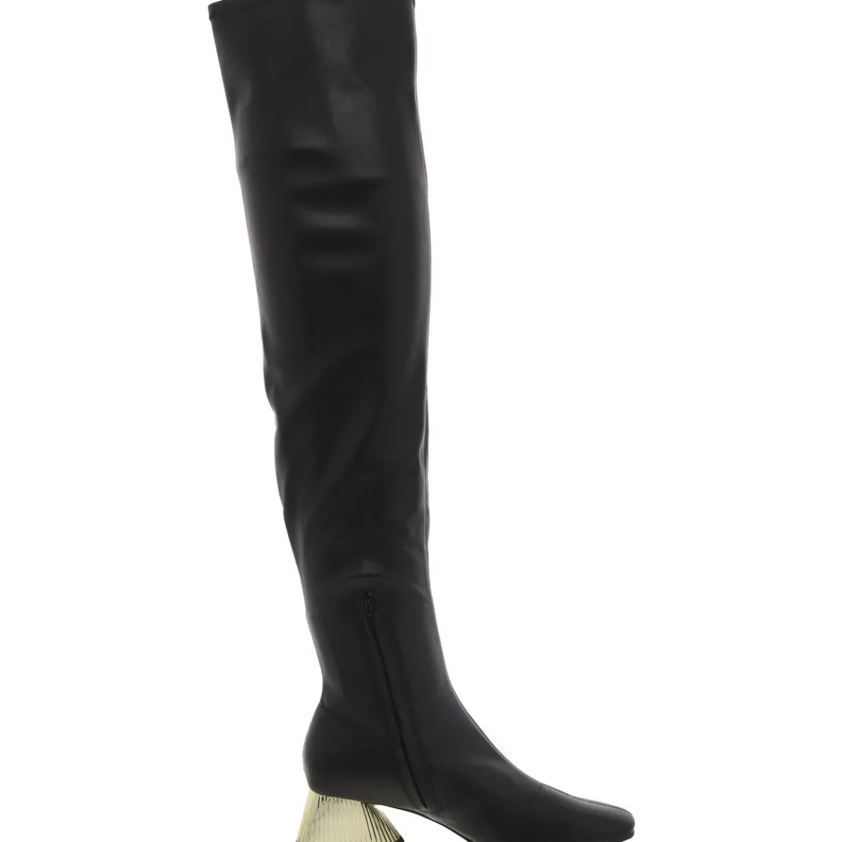 The Laterr OTK Boot Tall Faux Leather Thigh-High Boots
