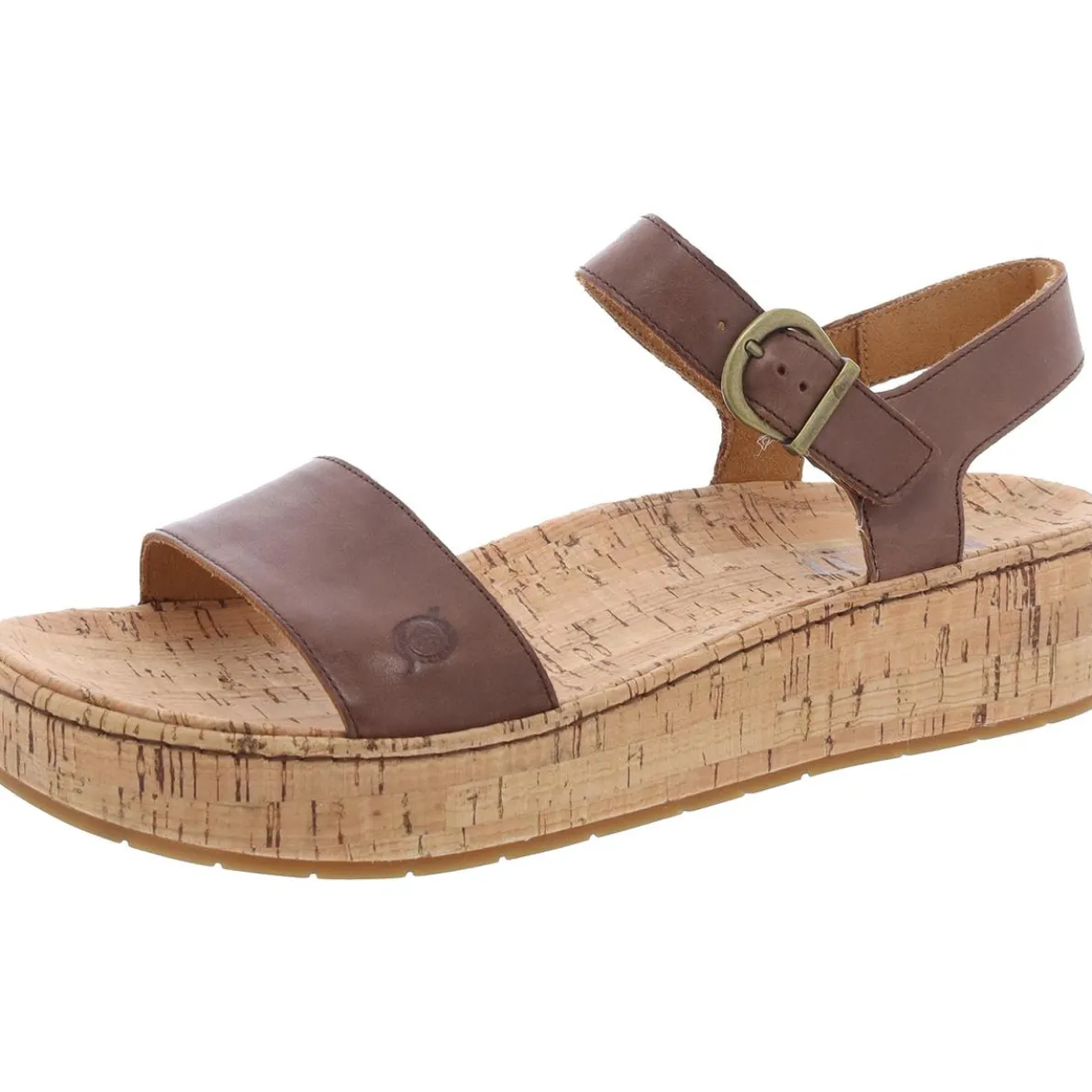 Sari Cork Leather Ankle Strap