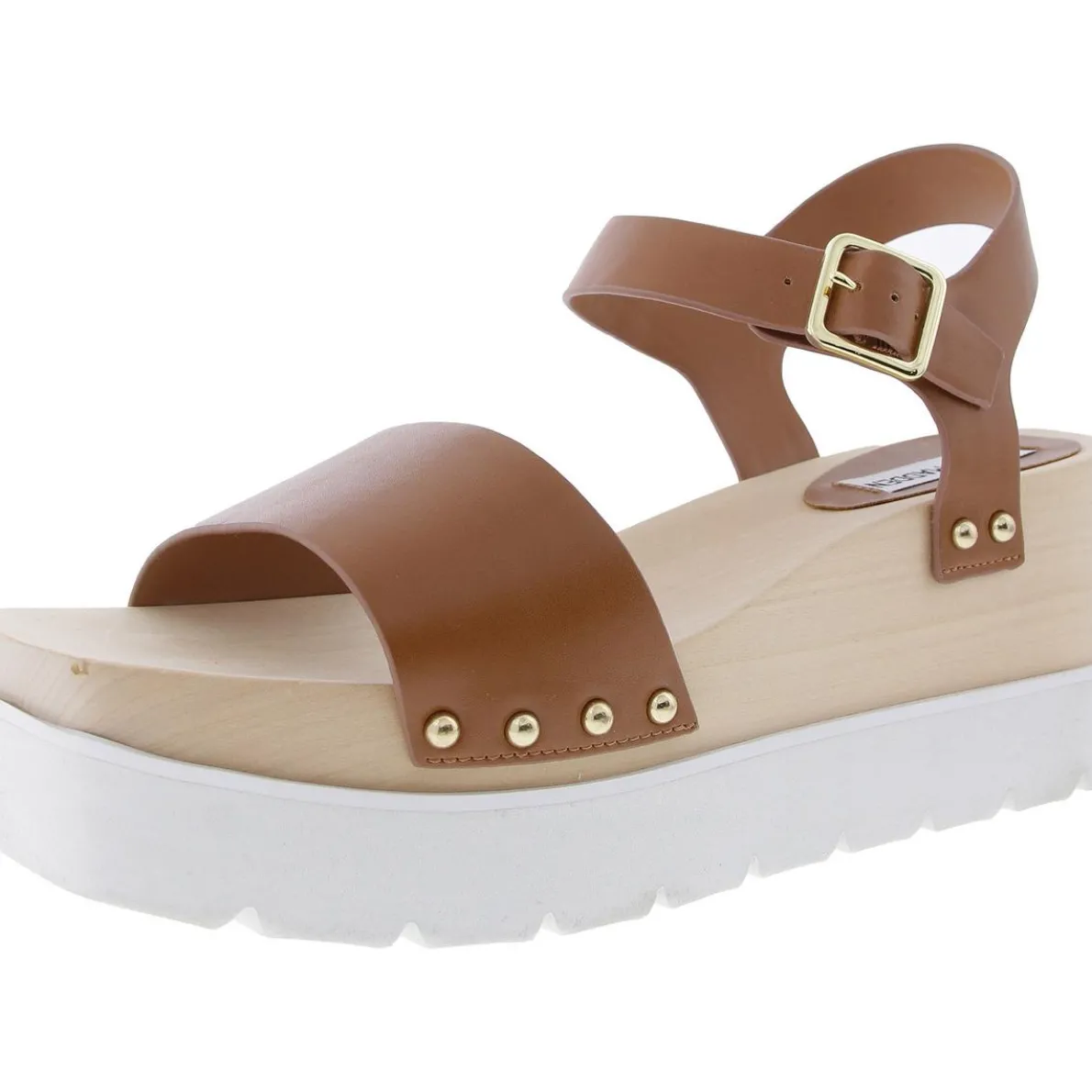 Rush Adjustable Faux Leather Platform Sandals