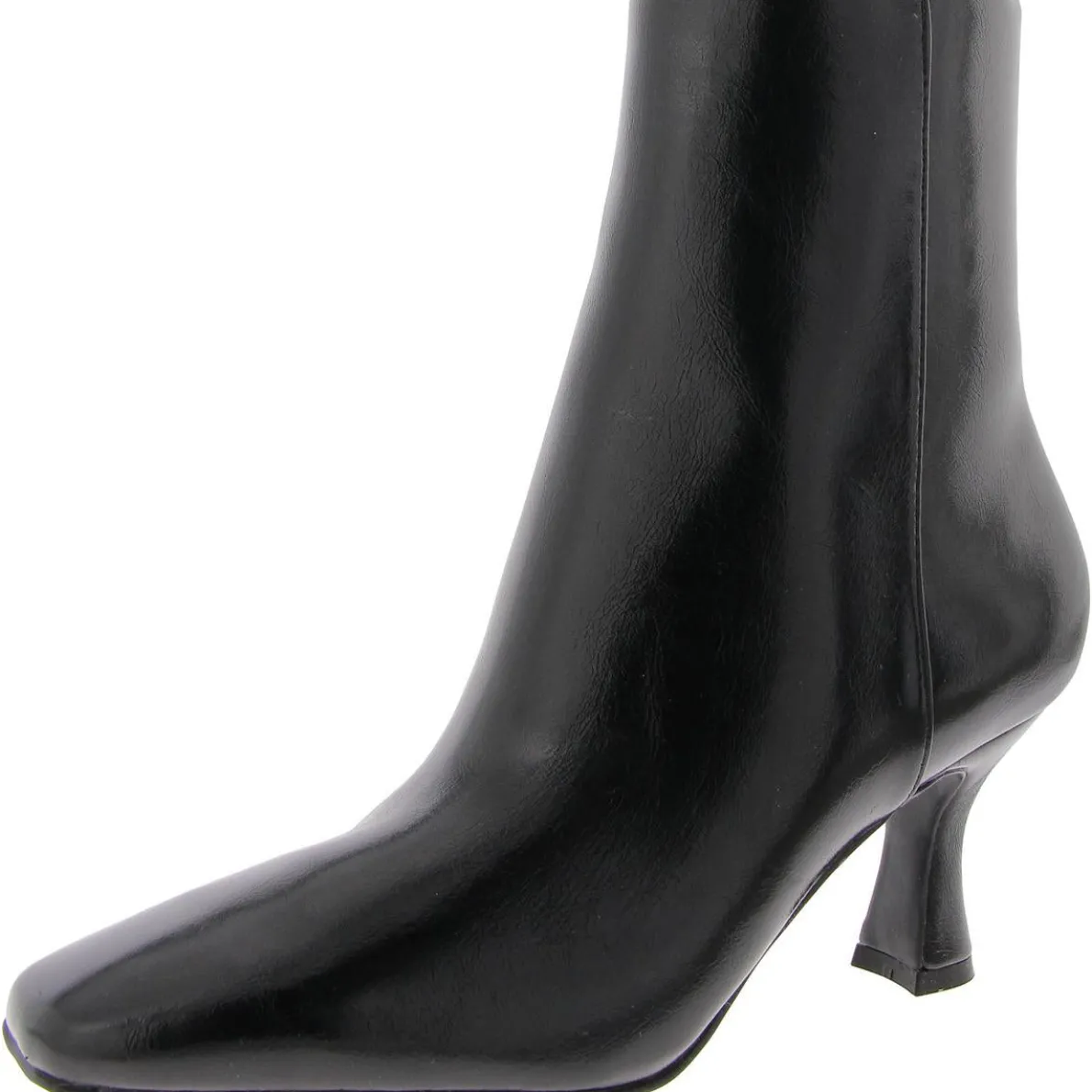 Pablo Faux Leather Heeled Booties