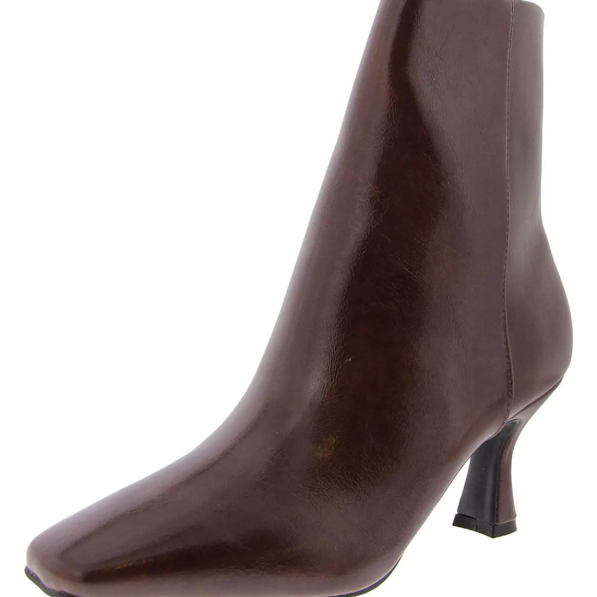 Pablo Faux Leather Heeled Booties