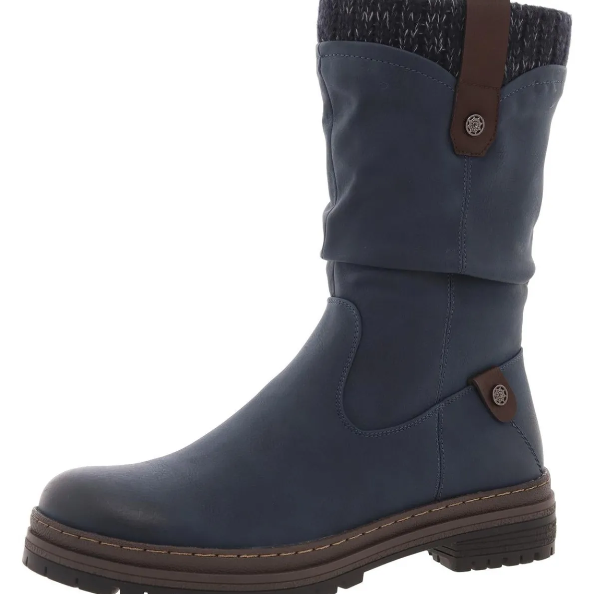 Larissa Zipper Mid-Calf Boots
