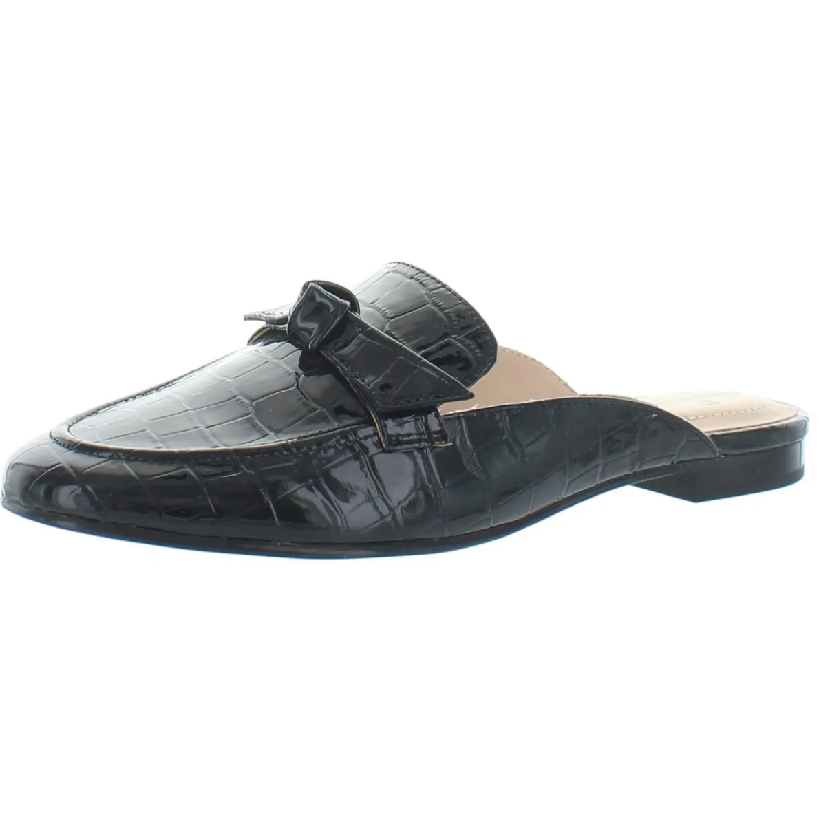 Dumia3 Faux Leather Slide Mules