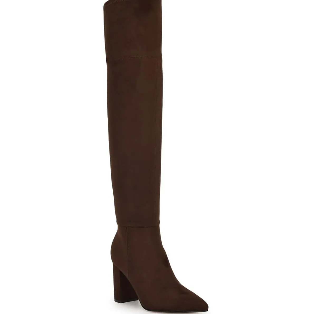Miykah 2 Faux Suede Pointed Toe Over-The-Knee Boots