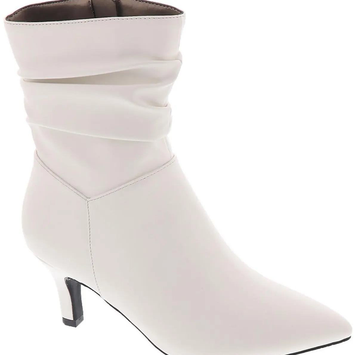 Morgan Faux Leather Ankle Booties