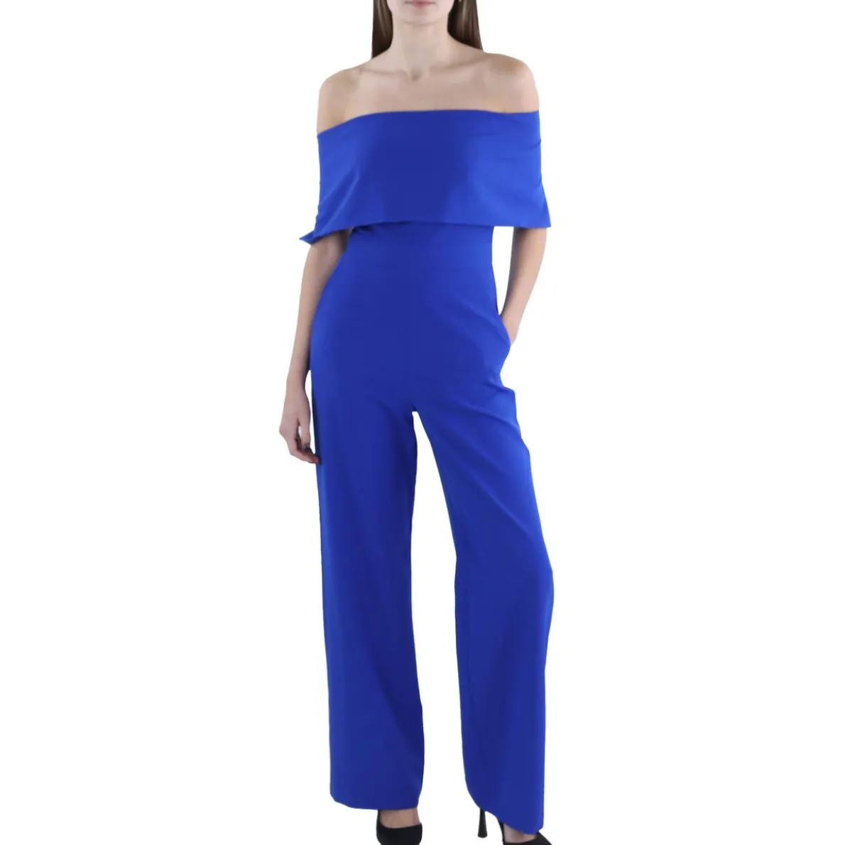 Off-The-Shoulder Wide Leg Jumpsuit