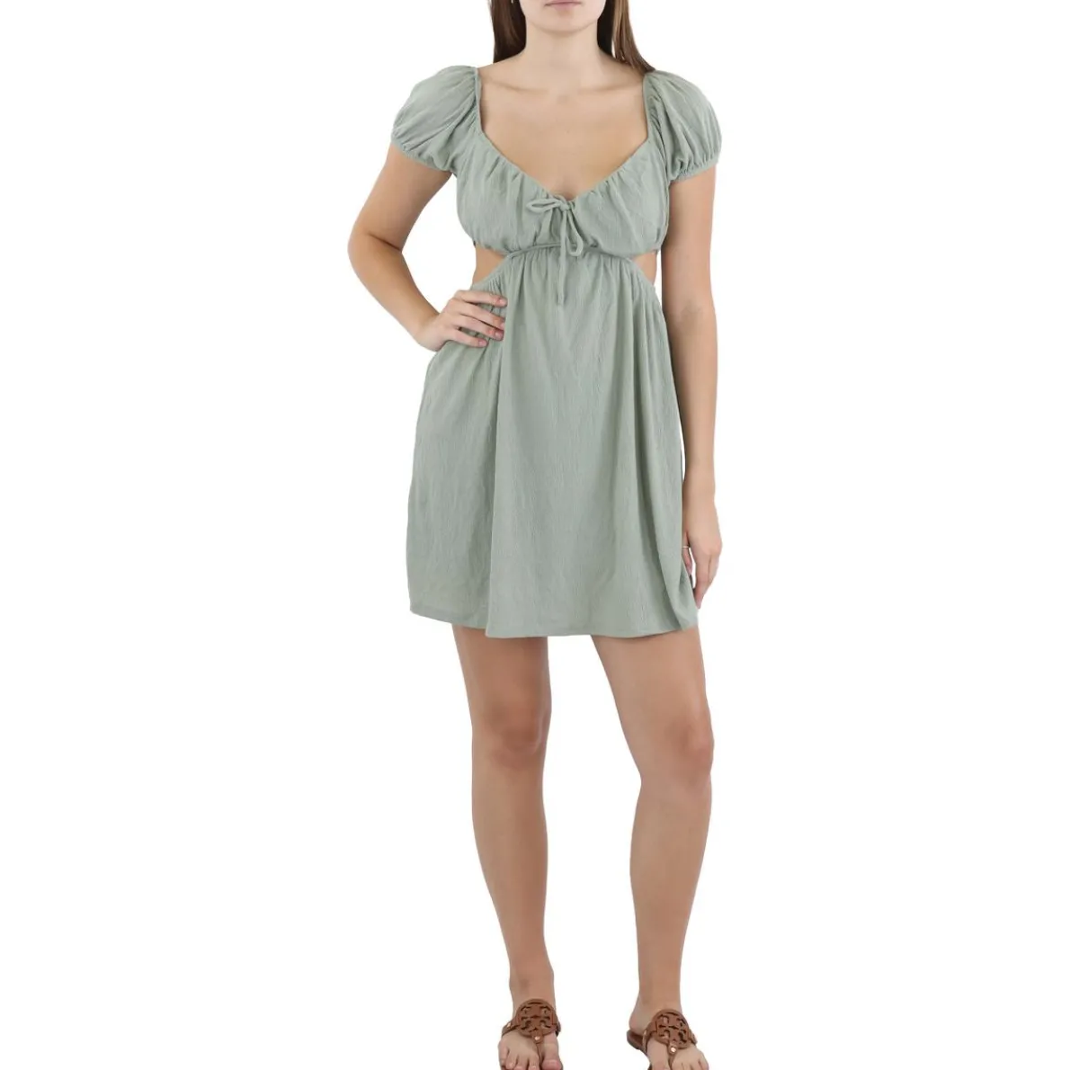 Juniors Cut-Out Mini Dress