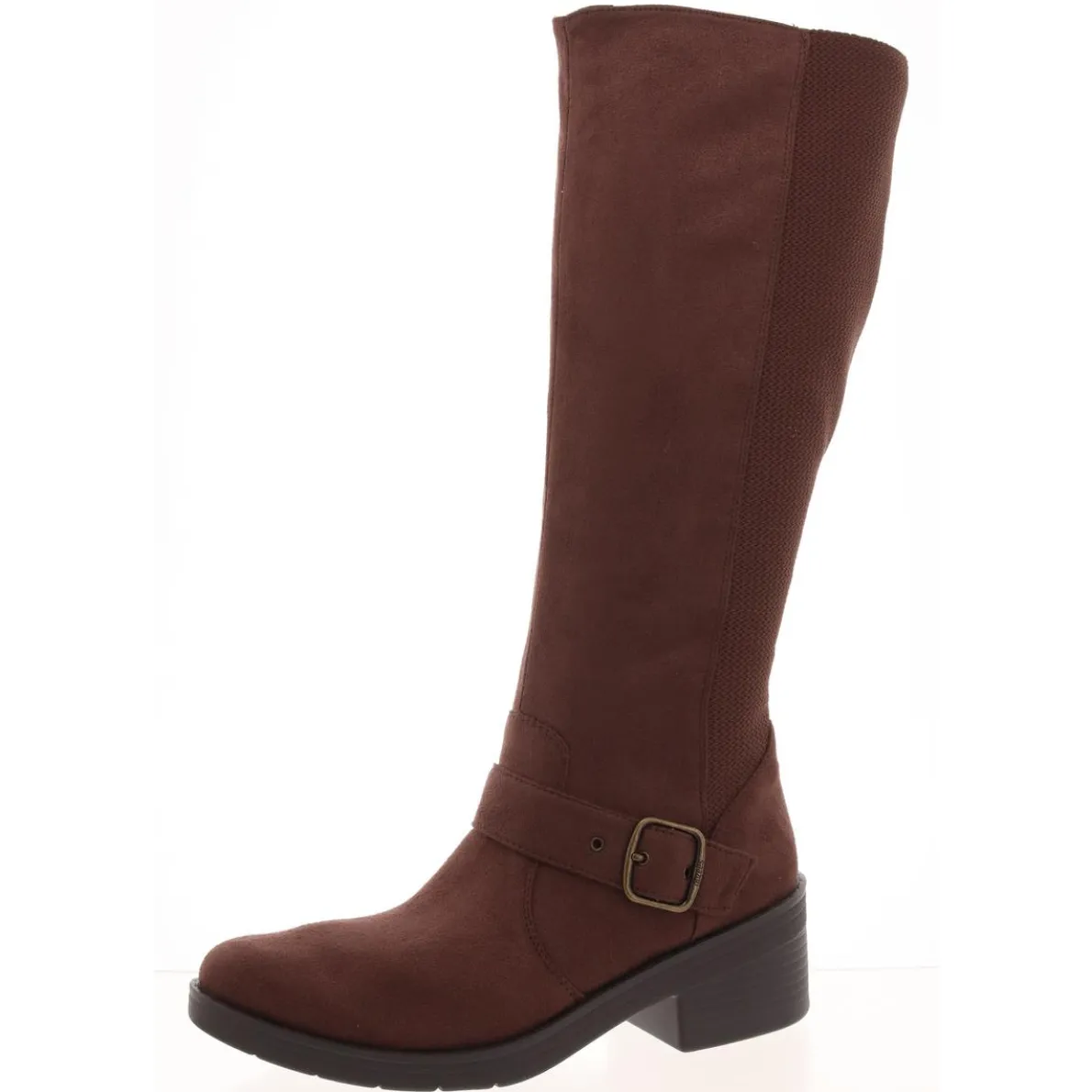 Olympia Zip Up Round Toe Knee-High Boots