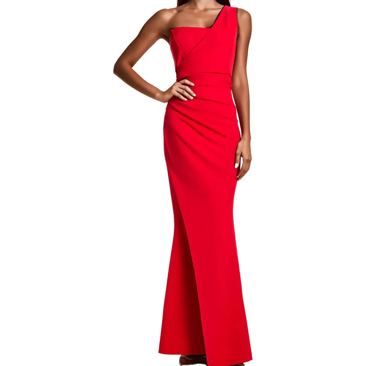 One Shoulder Long Evening Dress