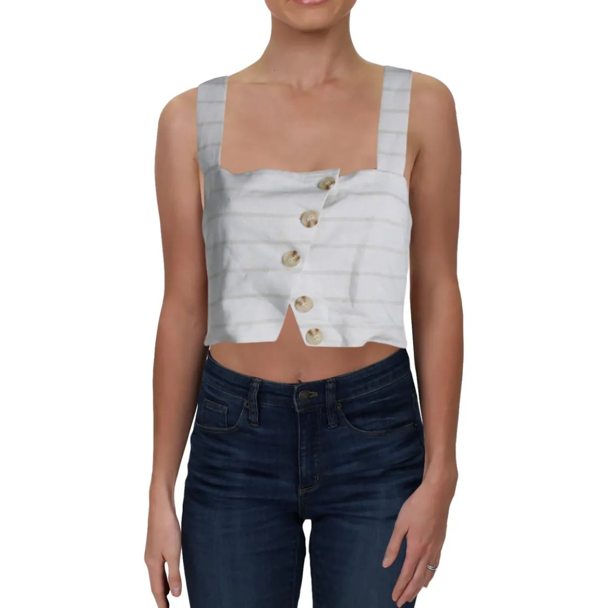 Striped Bralette Crop Top