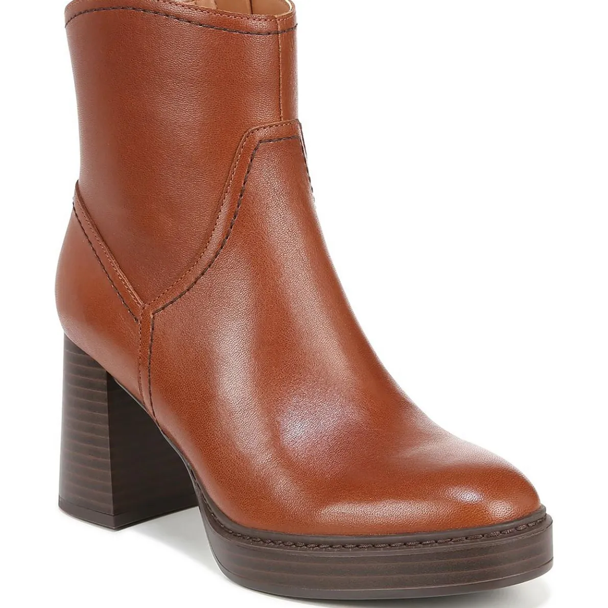 Orlean Padded Insole Block Heel Booties
