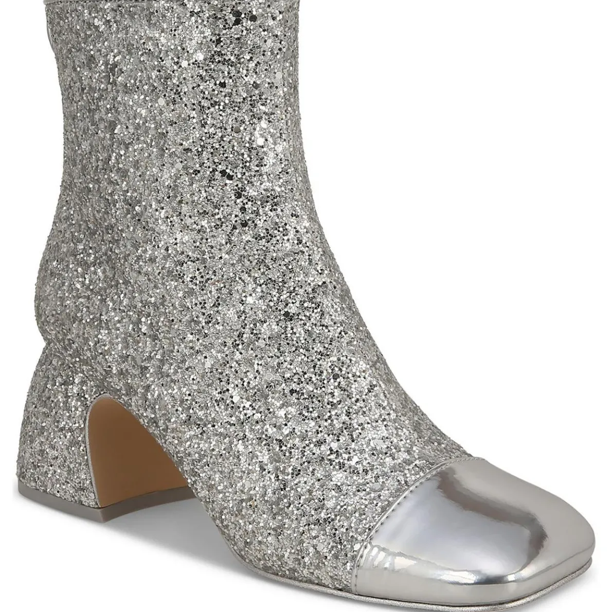 Osten Faux Leather Glitter Booties
