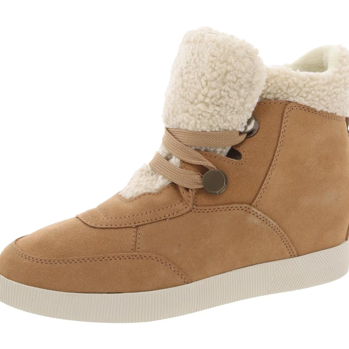 OUT AND ABOUT Leather Wedge Boots