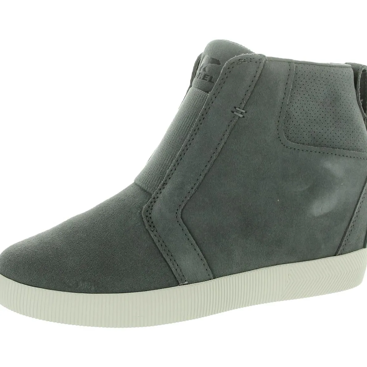 OutNAbout Suede Slip On Booties