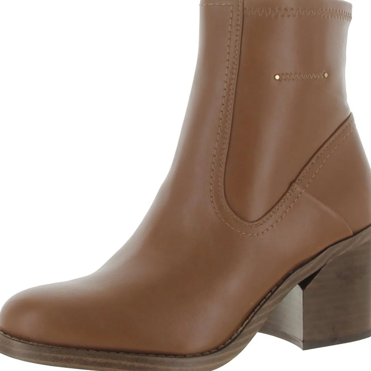 Abril Faux Leather Short Mid-Calf Boots