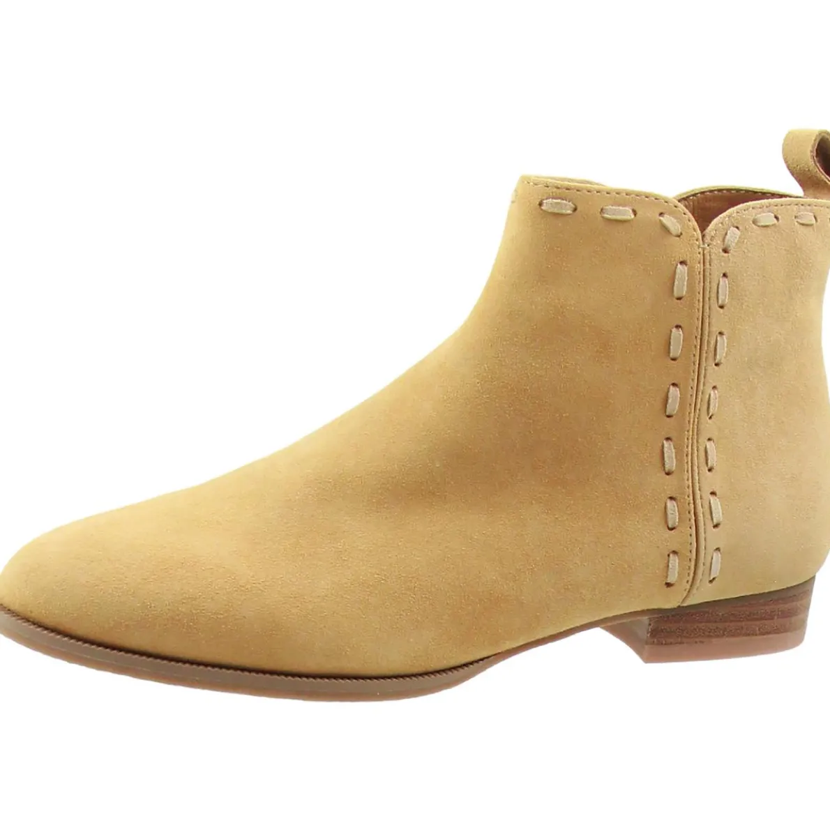 Rollins Cord Zipper Suede Booties