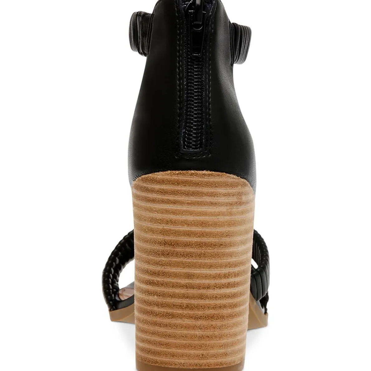 Bleeker Faux Leather Slip On Block Heels