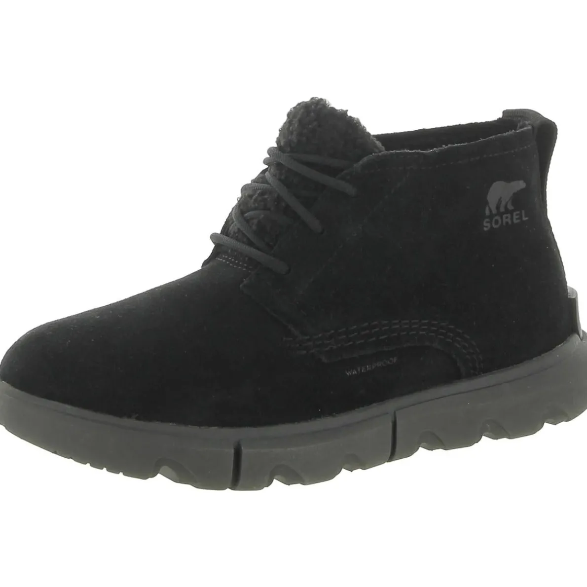 Explorer II Suede Faux Fur Ankle Boots