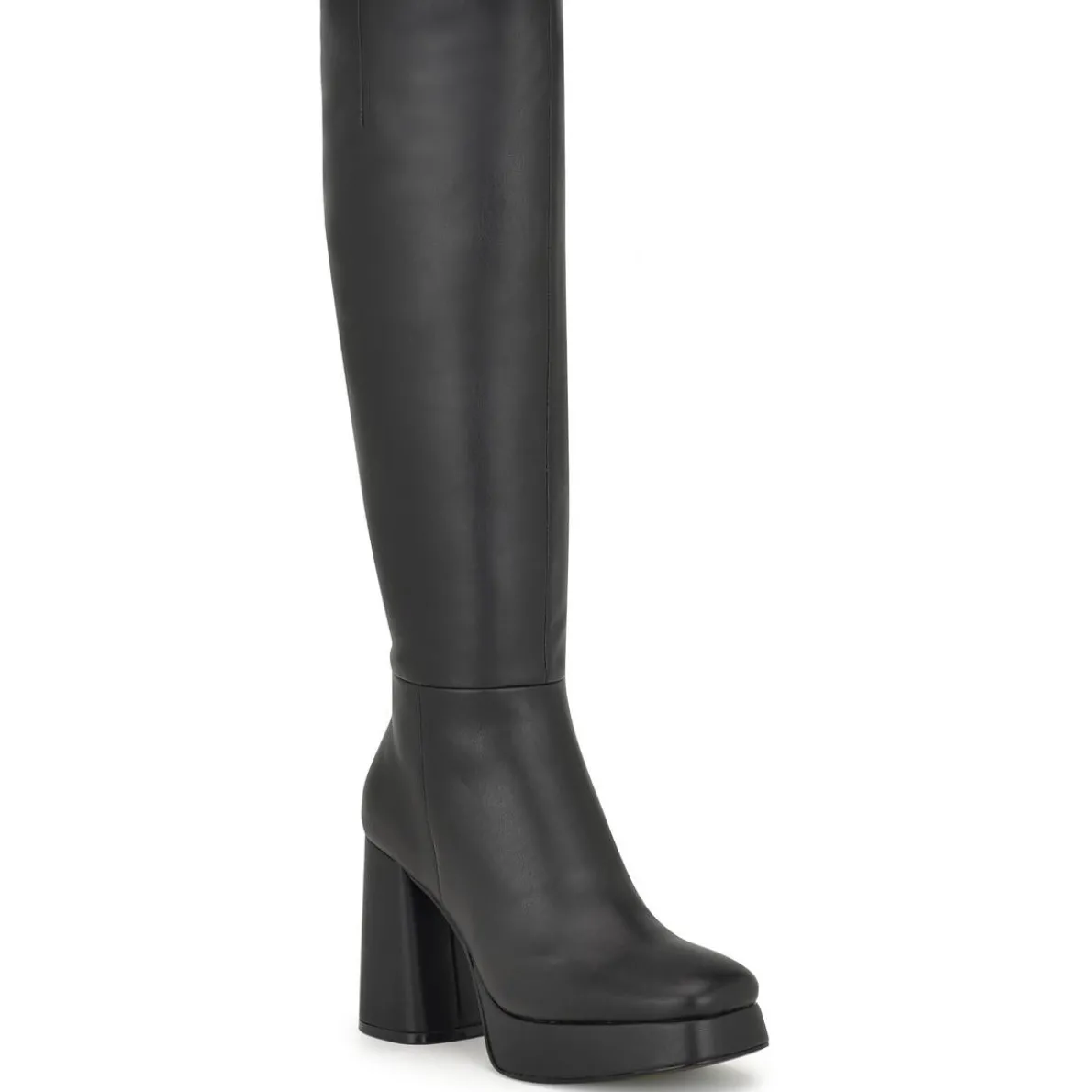 Vadda 3 Faux Leather Platform Knee-High Boots