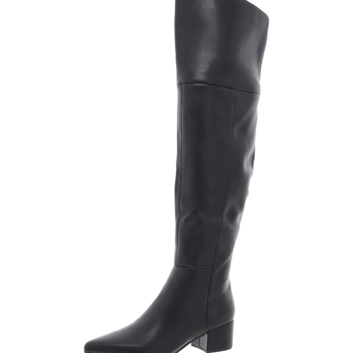Padded Insole Faux Leather Over-The-Knee Boots