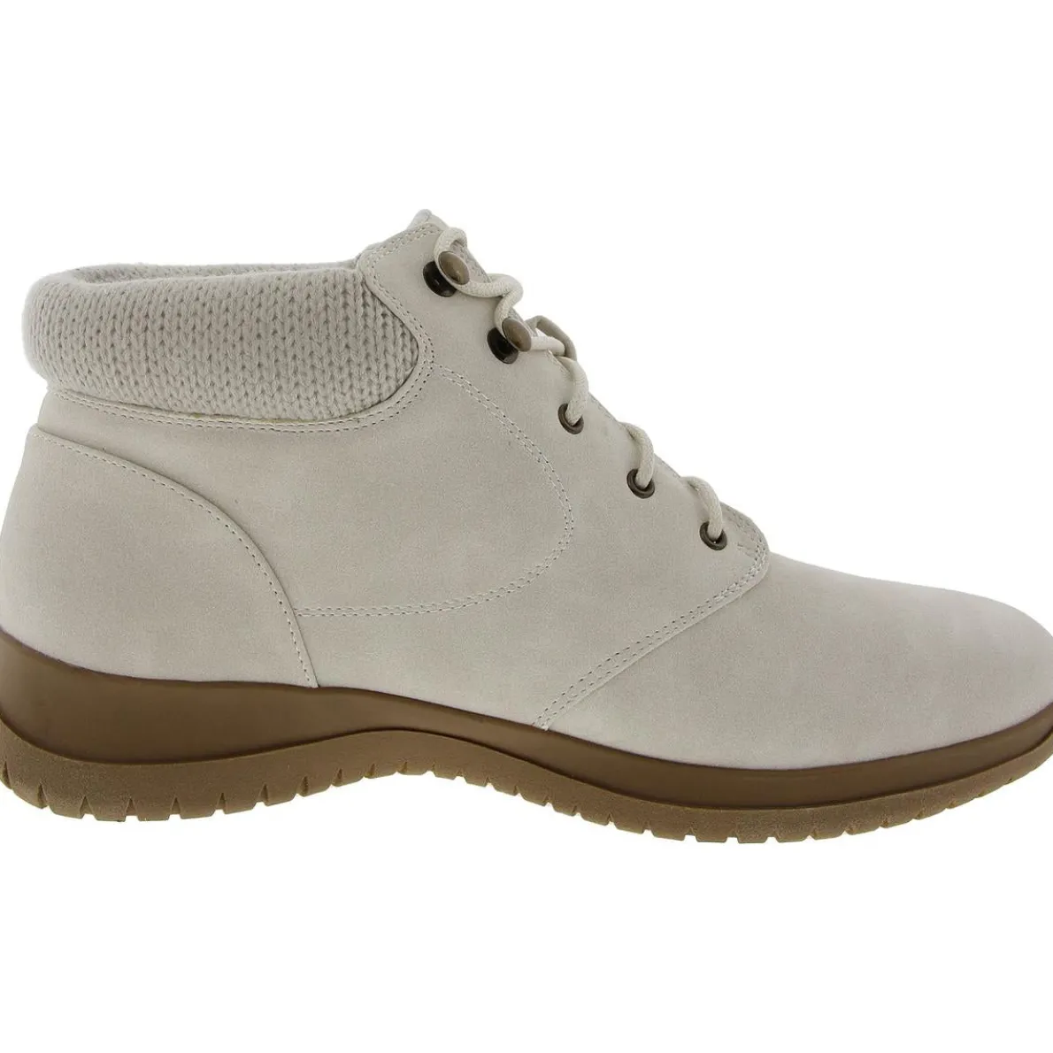 PARKER Faux Leather Lace Up Ankle Boots