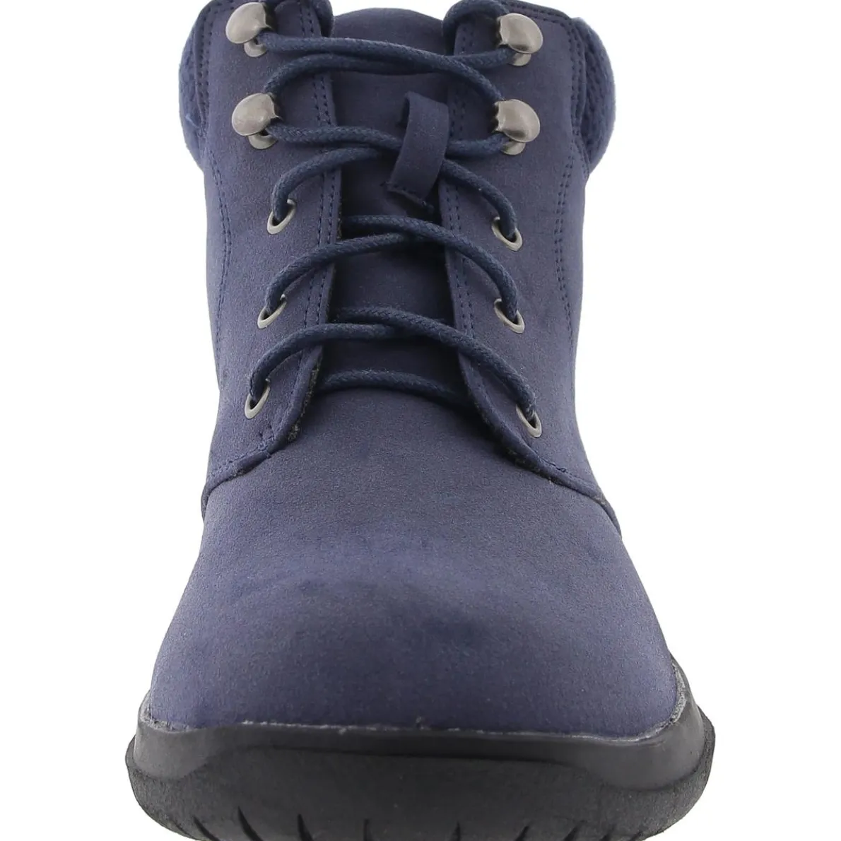 PARKER Faux Leather Lace Up Ankle Boots