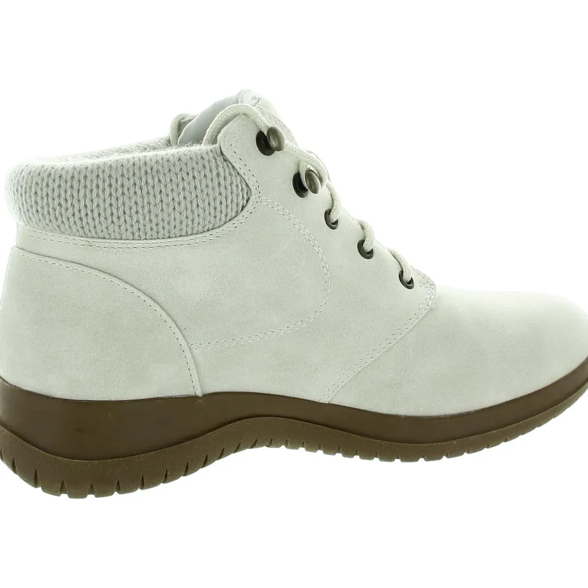 PARKER Faux Leather Lace Up Ankle Boots