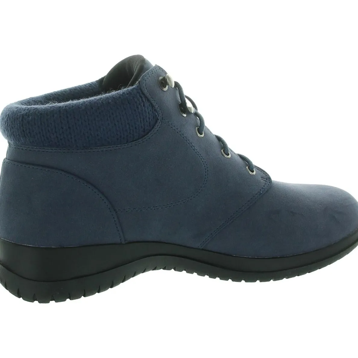 PARKER Faux Leather Lace Up Ankle Boots