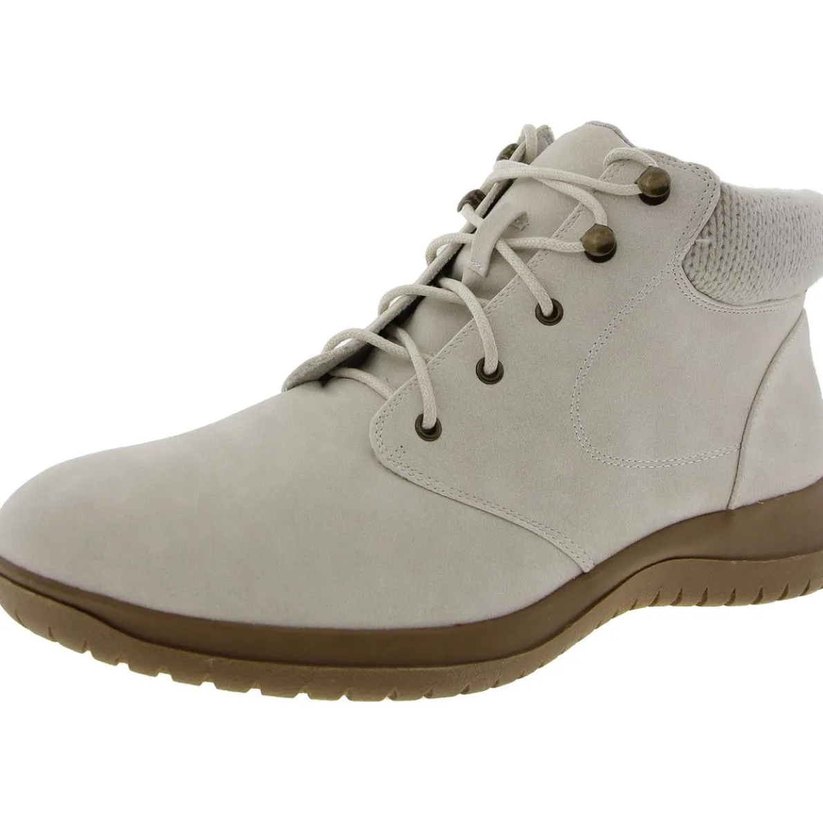 PARKER Faux Leather Lace Up Ankle Boots