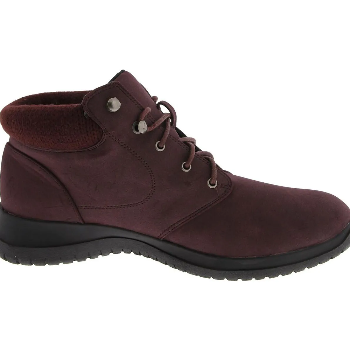 PARKER Faux Leather Lace Up Ankle Boots