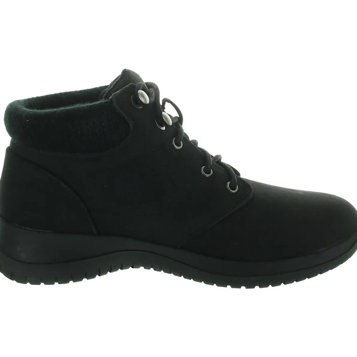 PARKER Faux Leather Lace Up Ankle Boots