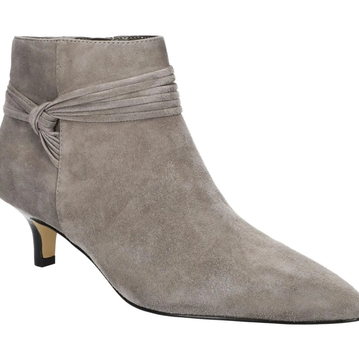 Jani Pointed Toe Kitten Heel Booties