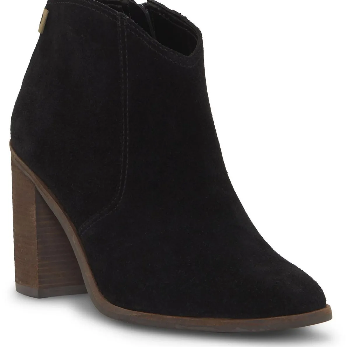 Pellyon Suede Almond Toe Ankle Boots