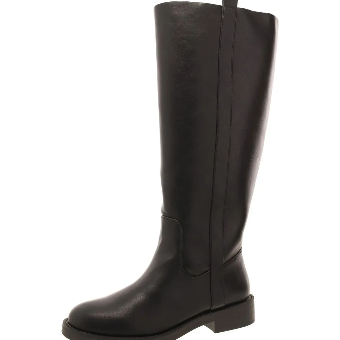 Pennie Faux Leather Riding Knee-High Boots