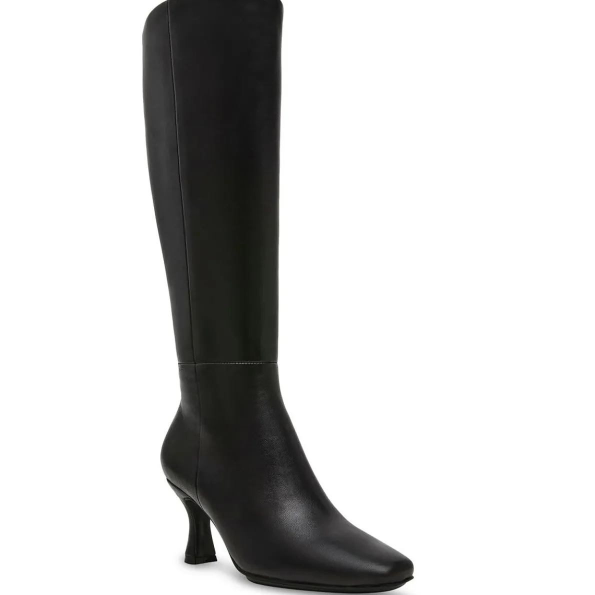 Perfection Zipper Leather Knee-High Boots