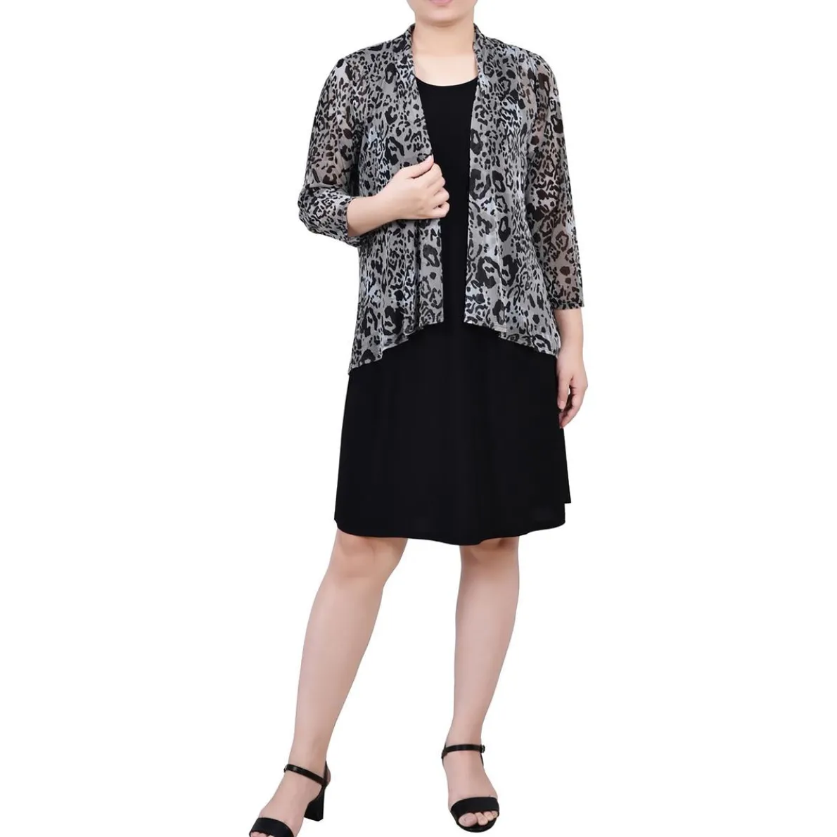 Petites 2PC Jacket Mini Dress