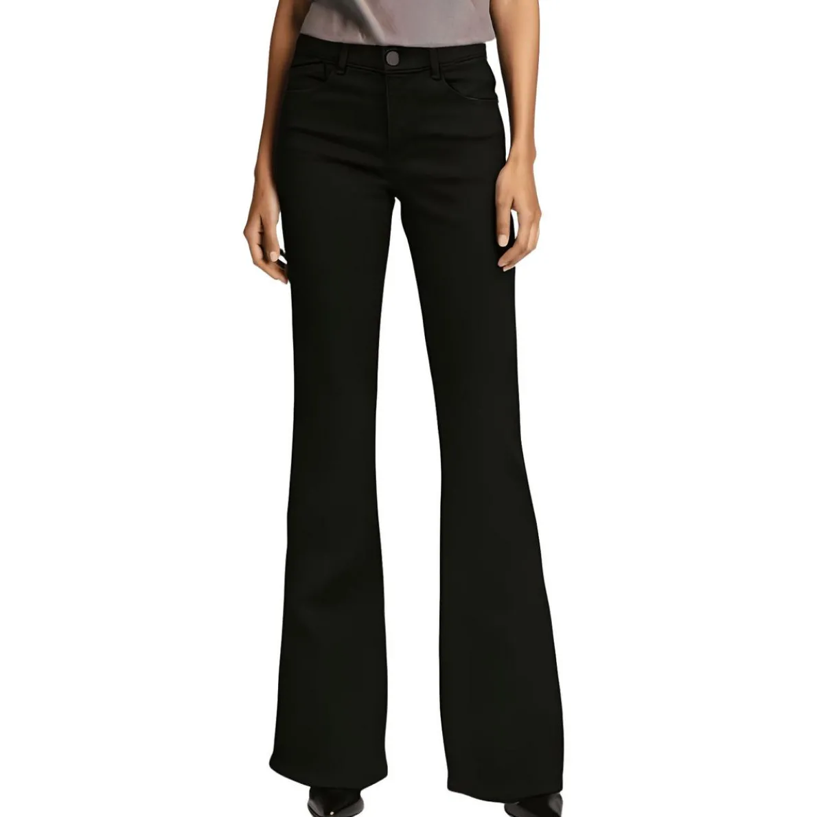 Petites Stretch Denim Bootcut Jeans