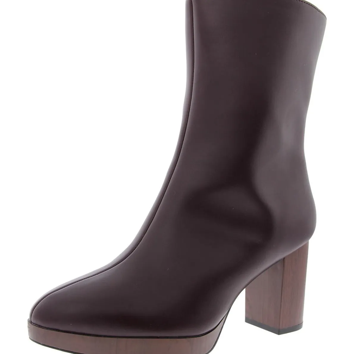 Romer Zipper Faux Leather Ankle Boots