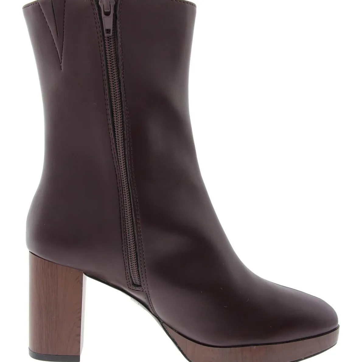 Romer Zipper Faux Leather Ankle Boots