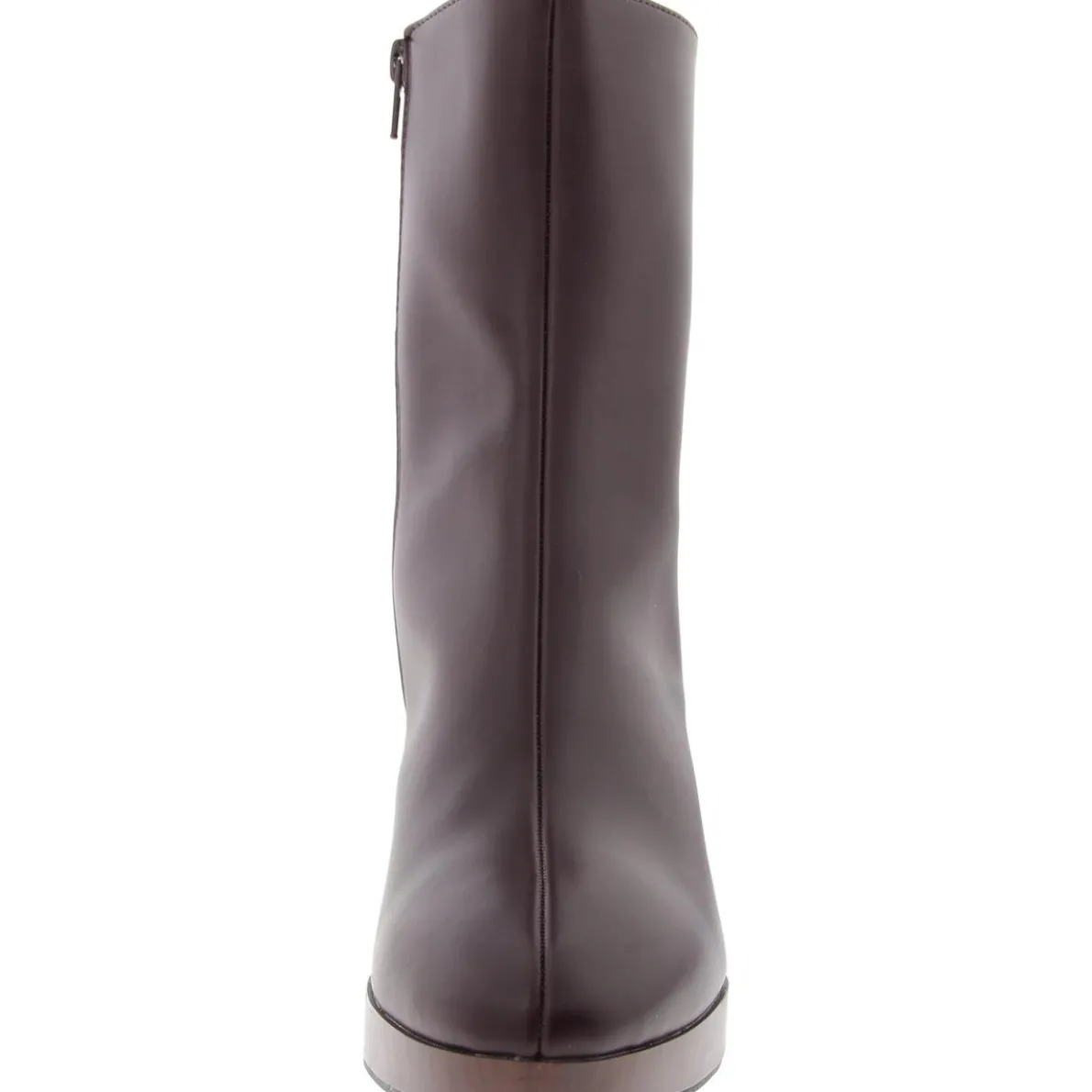 Romer Zipper Faux Leather Ankle Boots