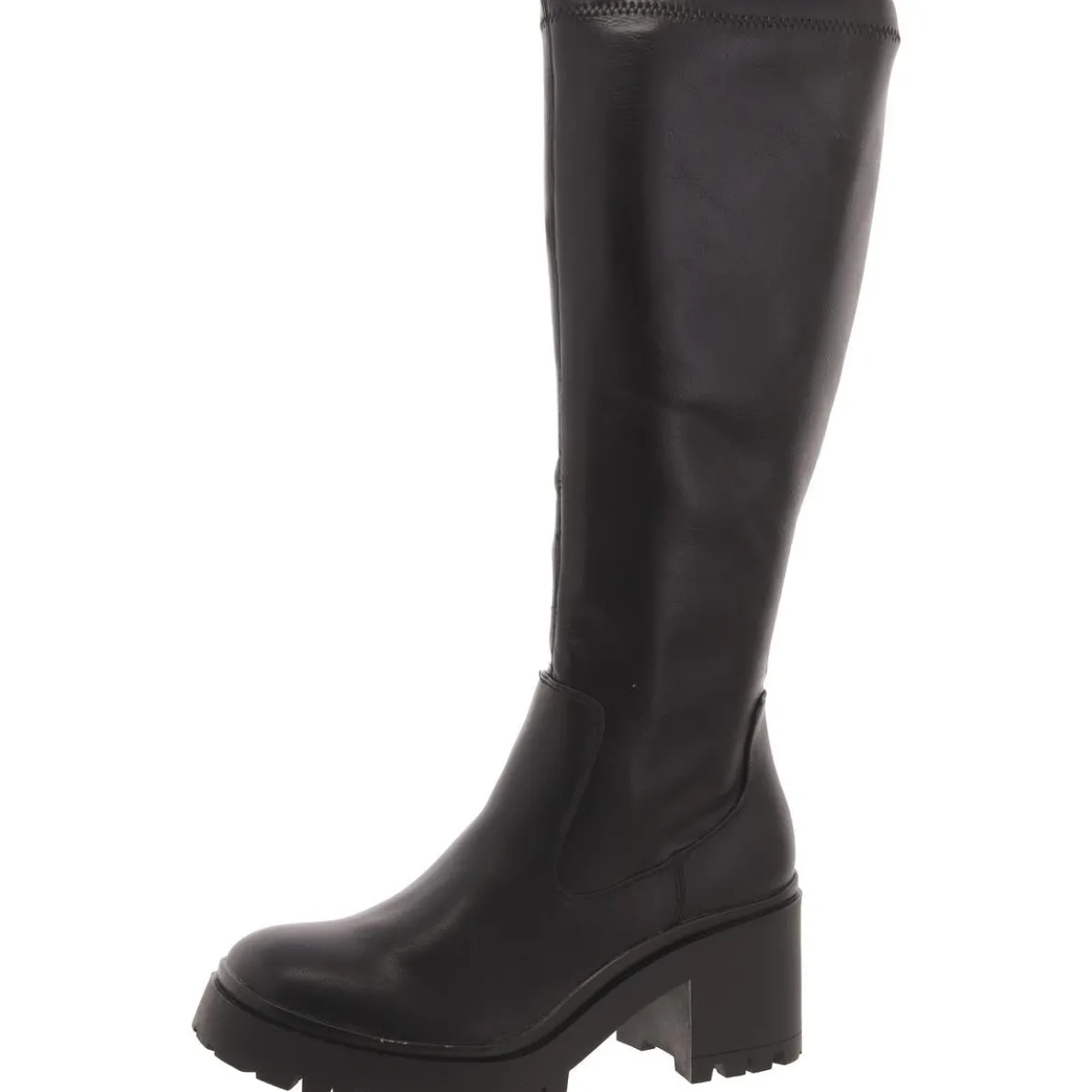 RIA Leather Pull On Knee-High Boots