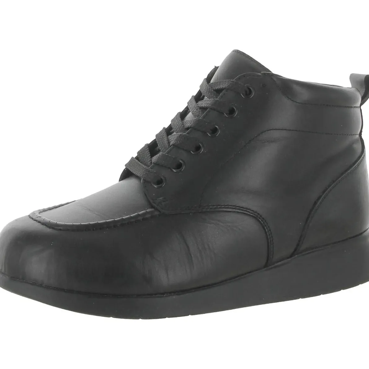 Phoenix Plus Leather Wedge Booties