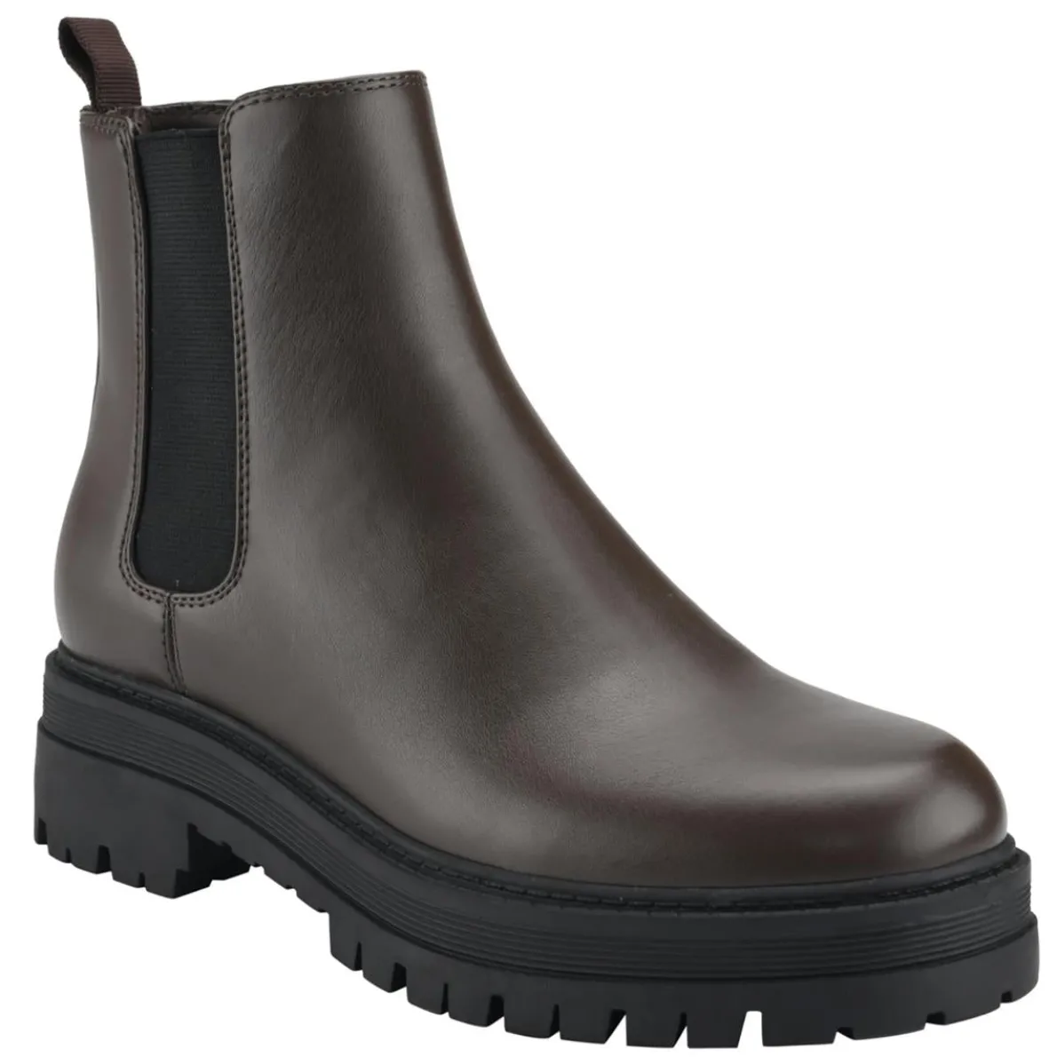 Pietro Faux Leather Slip-On Chelsea Boots