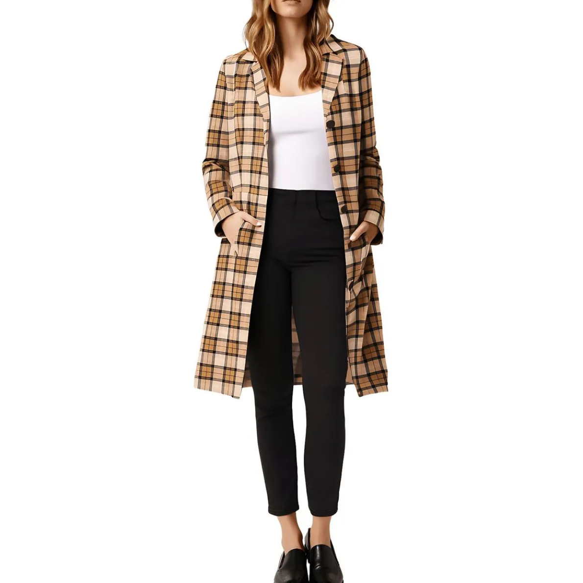 Plaid Overcoat