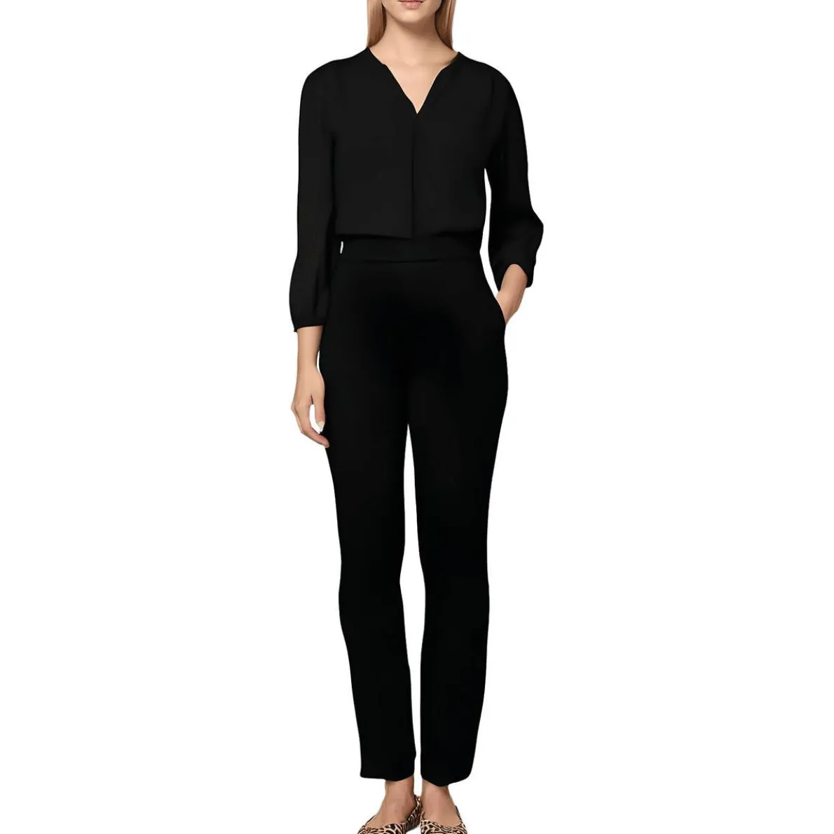 Plus Bailey Relaxed Denim Straight Leg Jeans