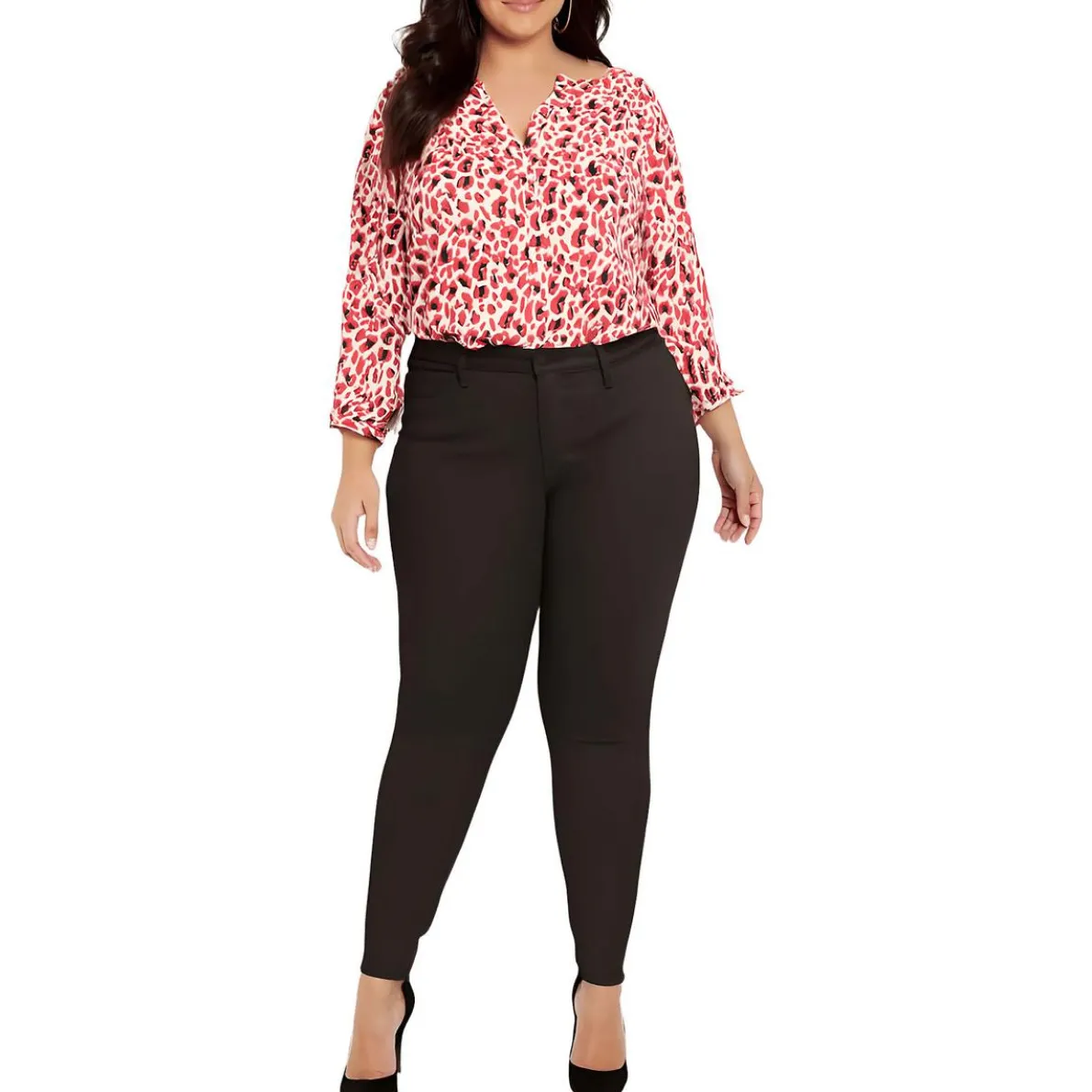 Plus Denim Recycled Colored Skinny Jeans