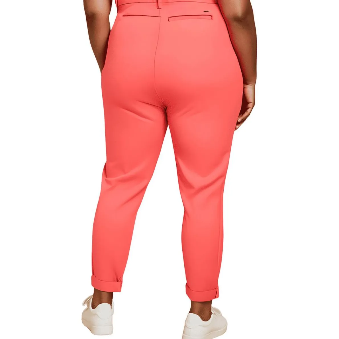 Plus Hampton Slim High-Rise Chino Pants