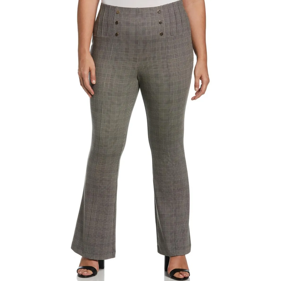 Plus High Rise Stretch Bootcut Pants
