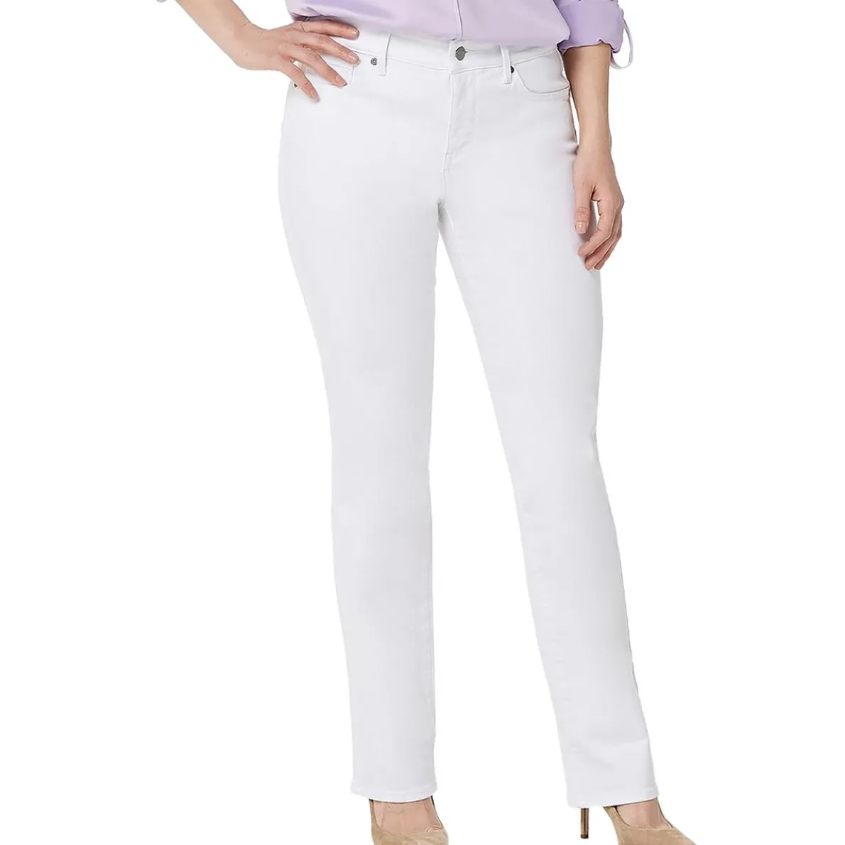 Plus Marilyn Petite High Rise Straight Leg Jeans