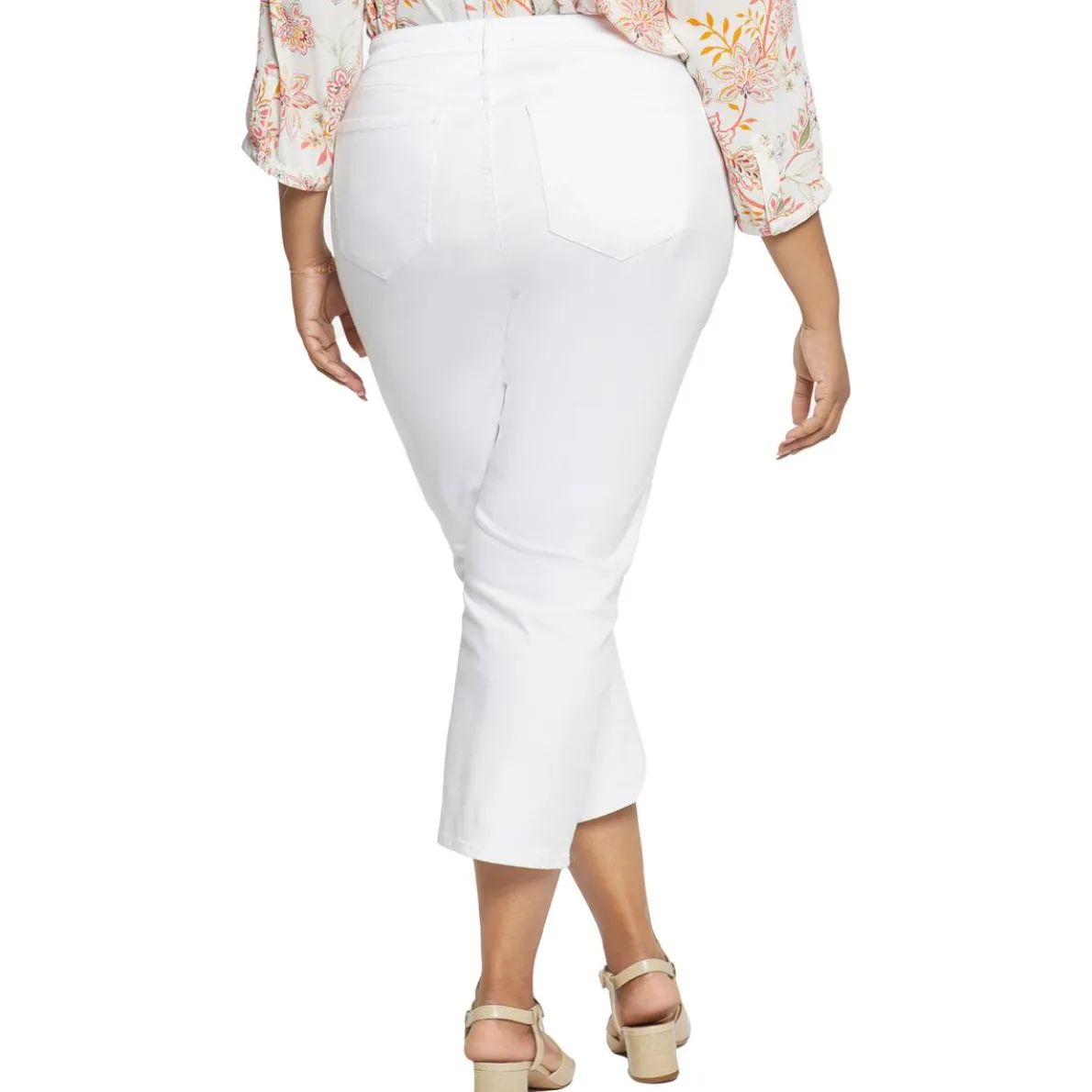 Plus Piper Relaxed Denim Cropped Jeans